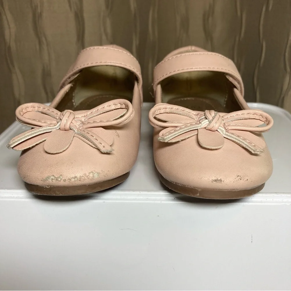 🌺 Hehainom Emma Pastel Pink Little Girl's 6 Ballet Flats Mary Jane